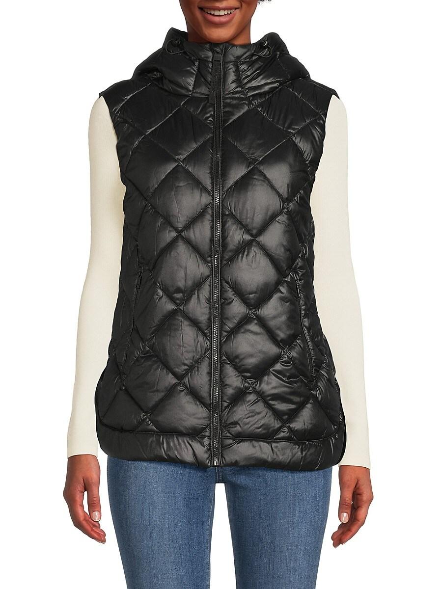 Quilted puffer vest womens deals