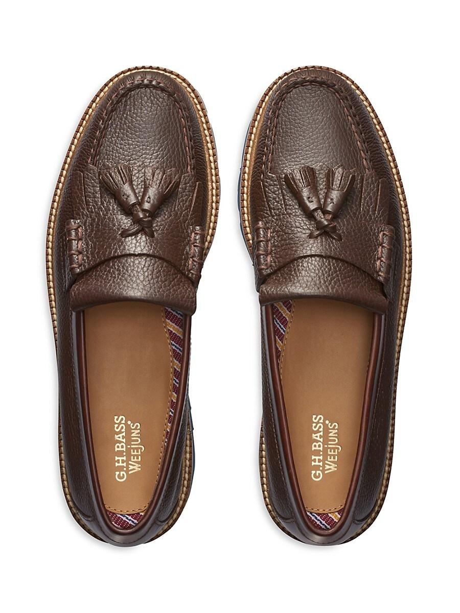 Bass Layton Kiltie Lug Tassel Loafers in Brown for Men