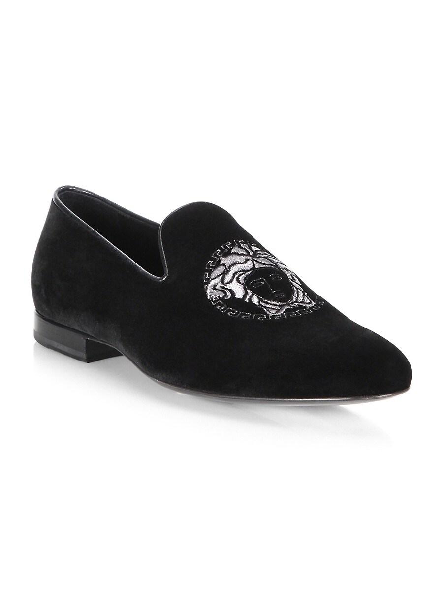 Versace sales velvet shoes
