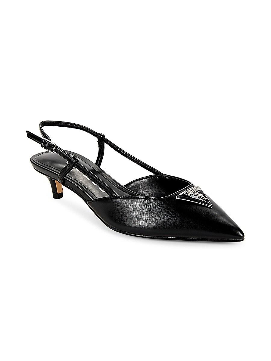 Guess Slingback Point Toe Pumps in Black Lyst