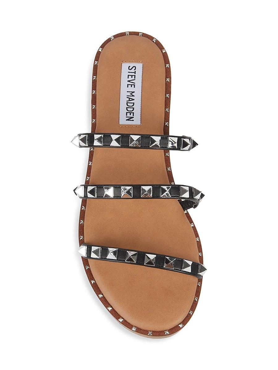 Steve Madden Synthetic Palit Studded Slide Sandals - Lyst