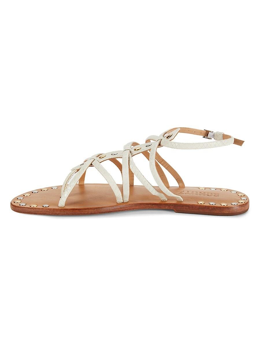 SCHUTZ SHOES Malaya Strappy Flat Sandals Lyst