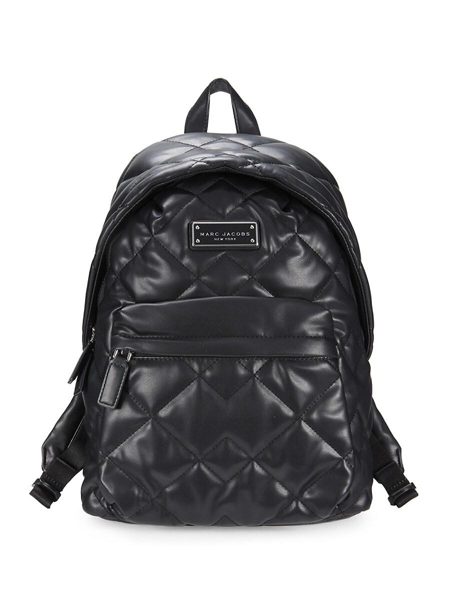 Marc Jacobs Quilted Moto Leather Backpack in Black Lyst