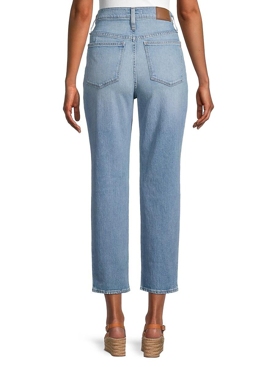 Madewell Denim Classic Straight Cropped 