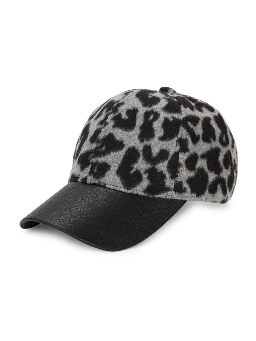 leopard print ball cap