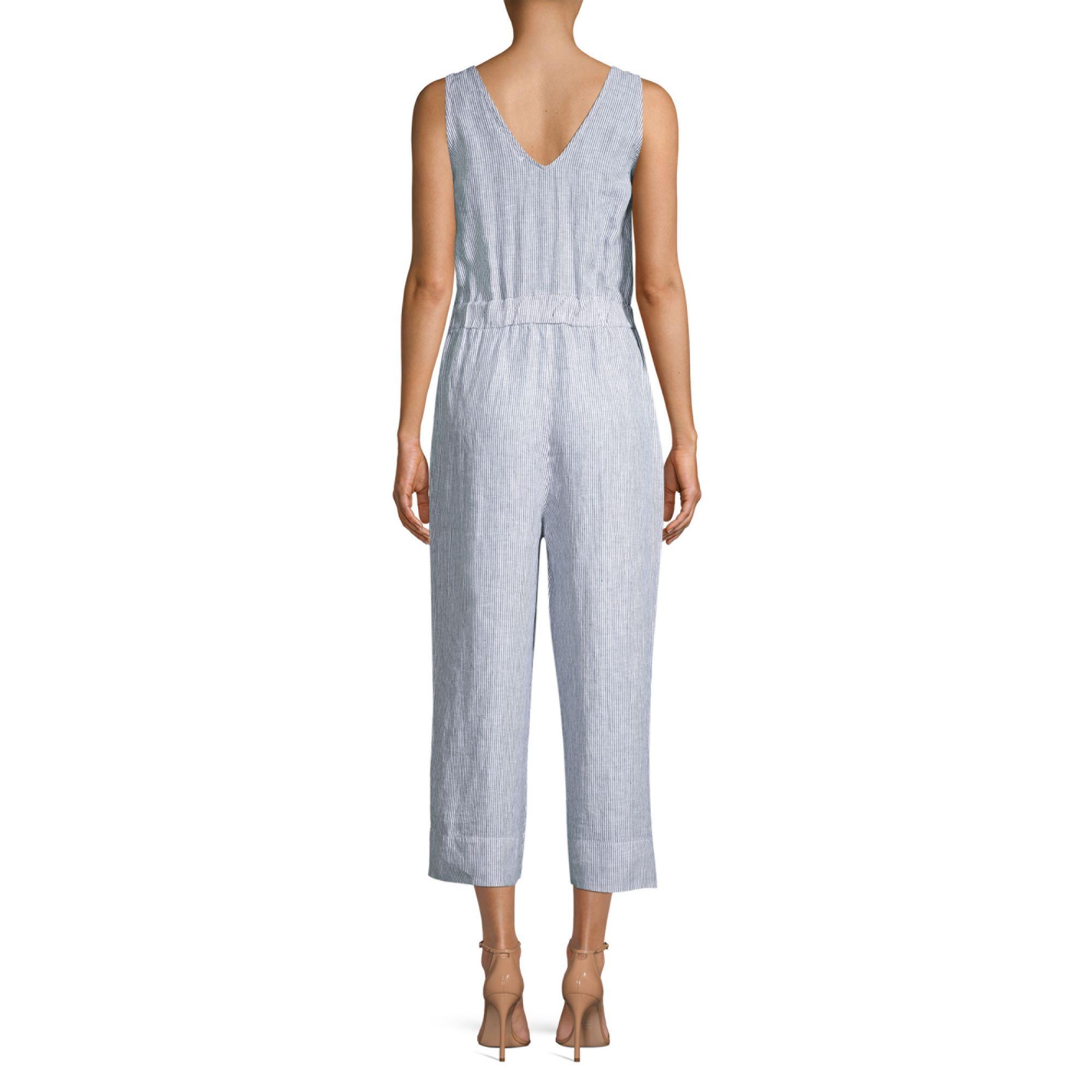 sunny girl linen playsuit