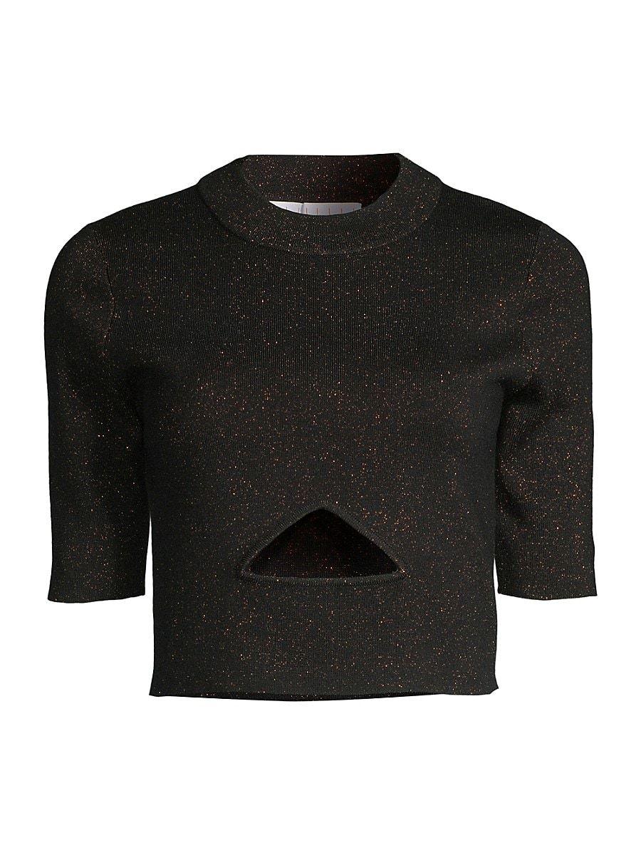 shirt with triangle cut out