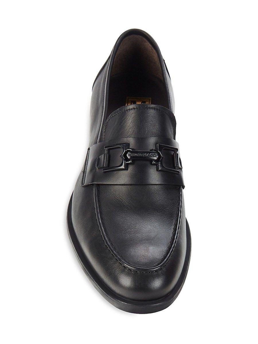 Bruno Magli Rego Leather Bit Loafers in Black for Men Lyst