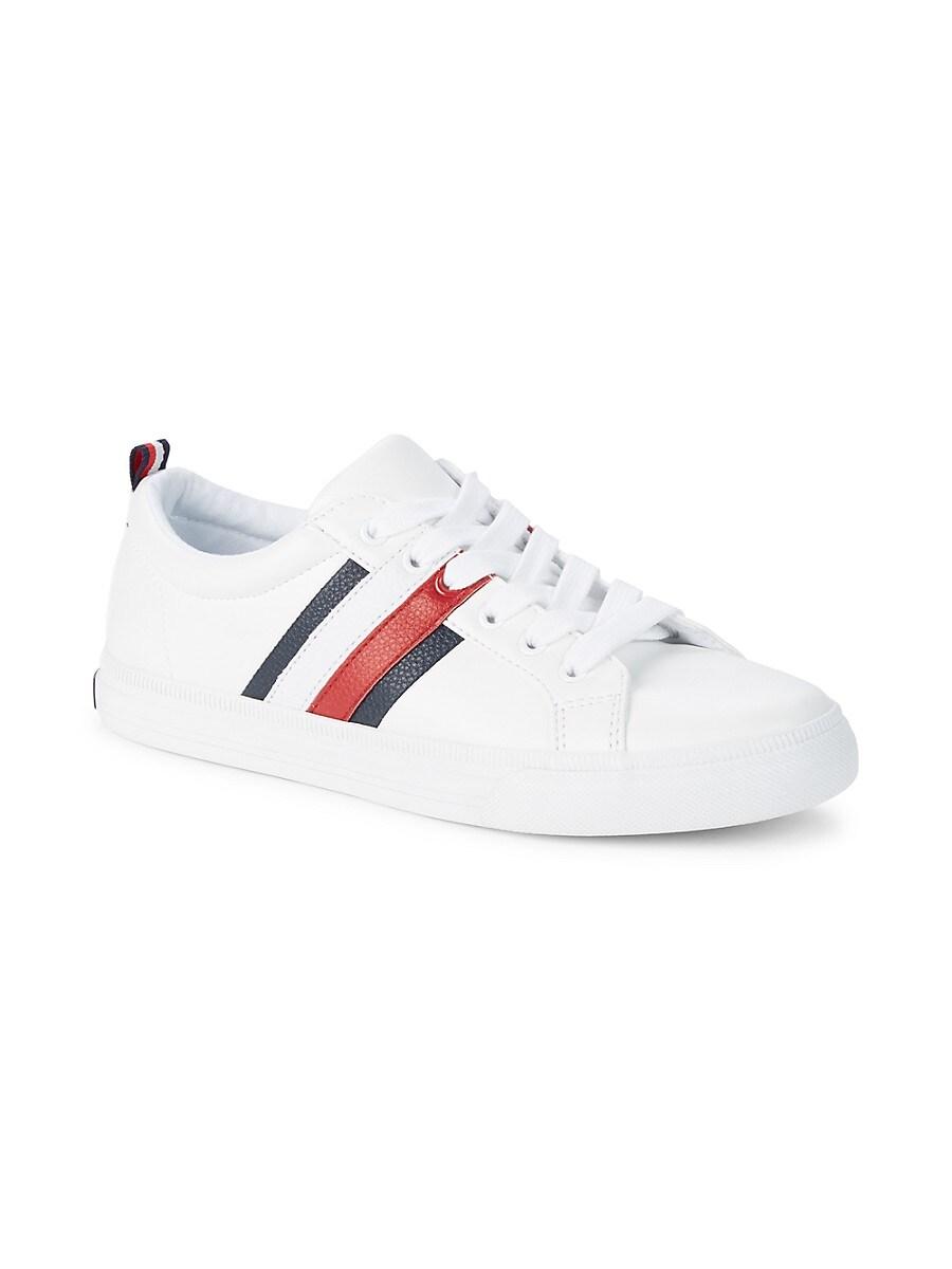 Tommy Hilfiger Synthetic Lace-up Sneakers in White | Lyst