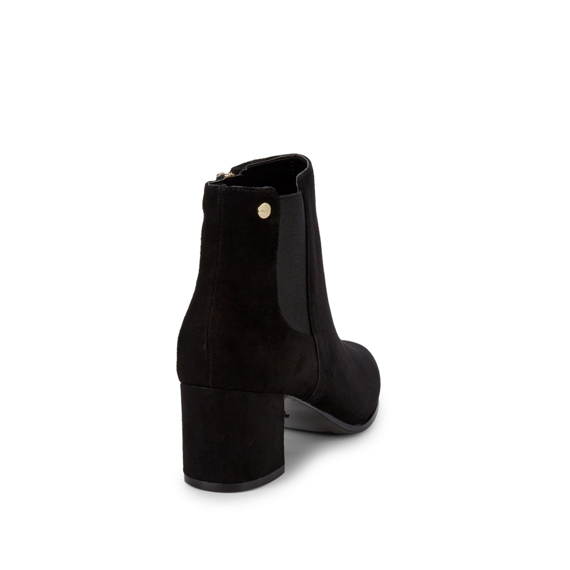 calvin klein fisa suede ankle boots