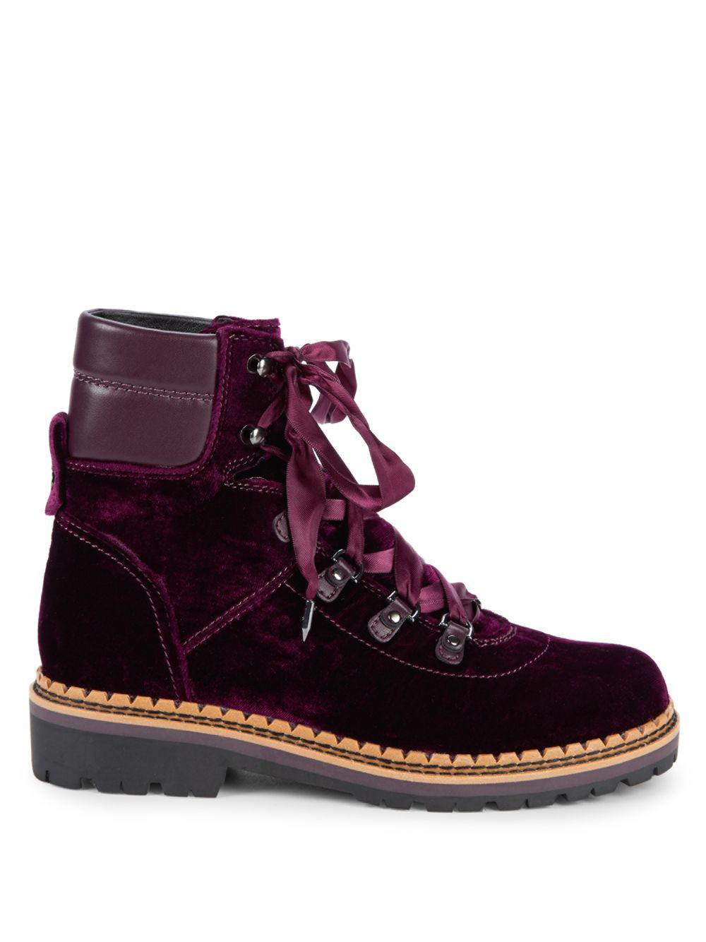 sam edelman browan velvet combat boots