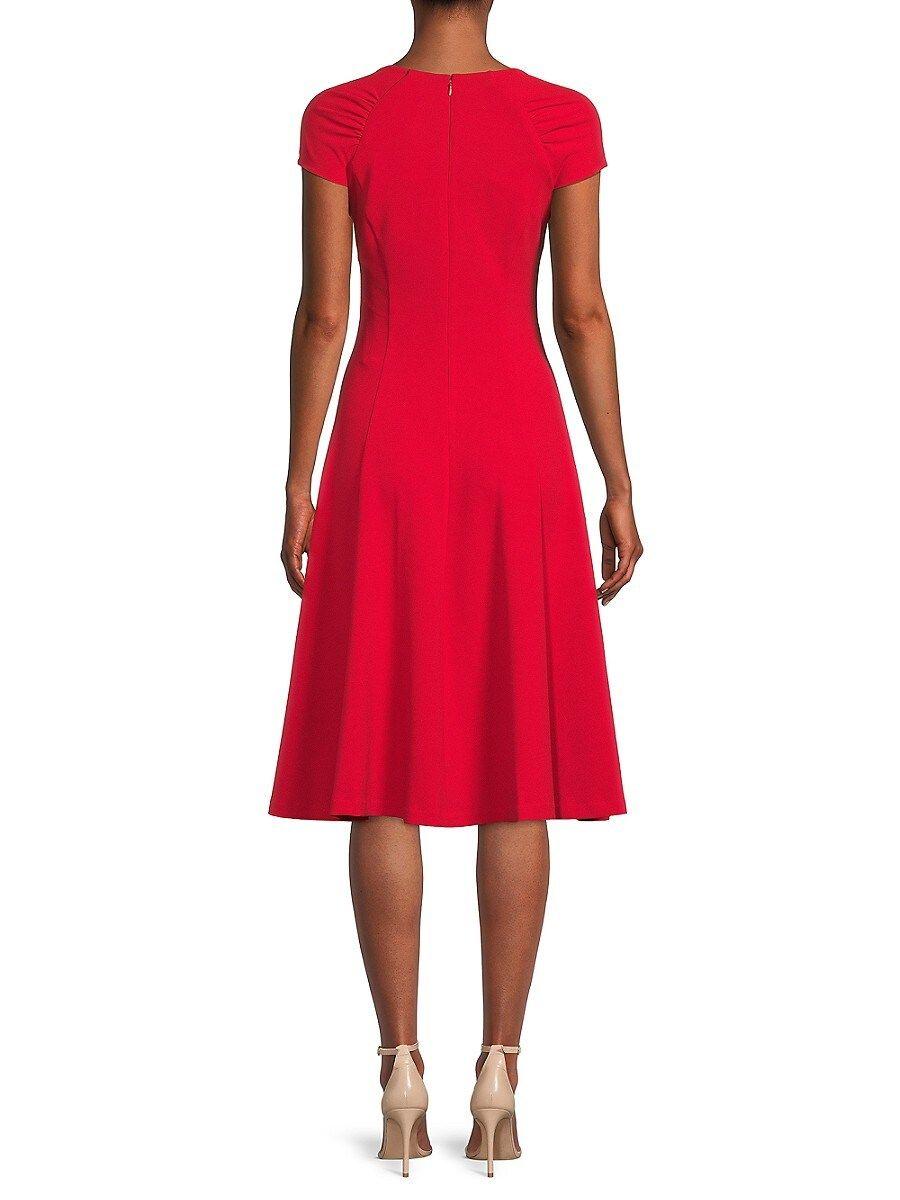 Fit and flare deals calvin klein dresses