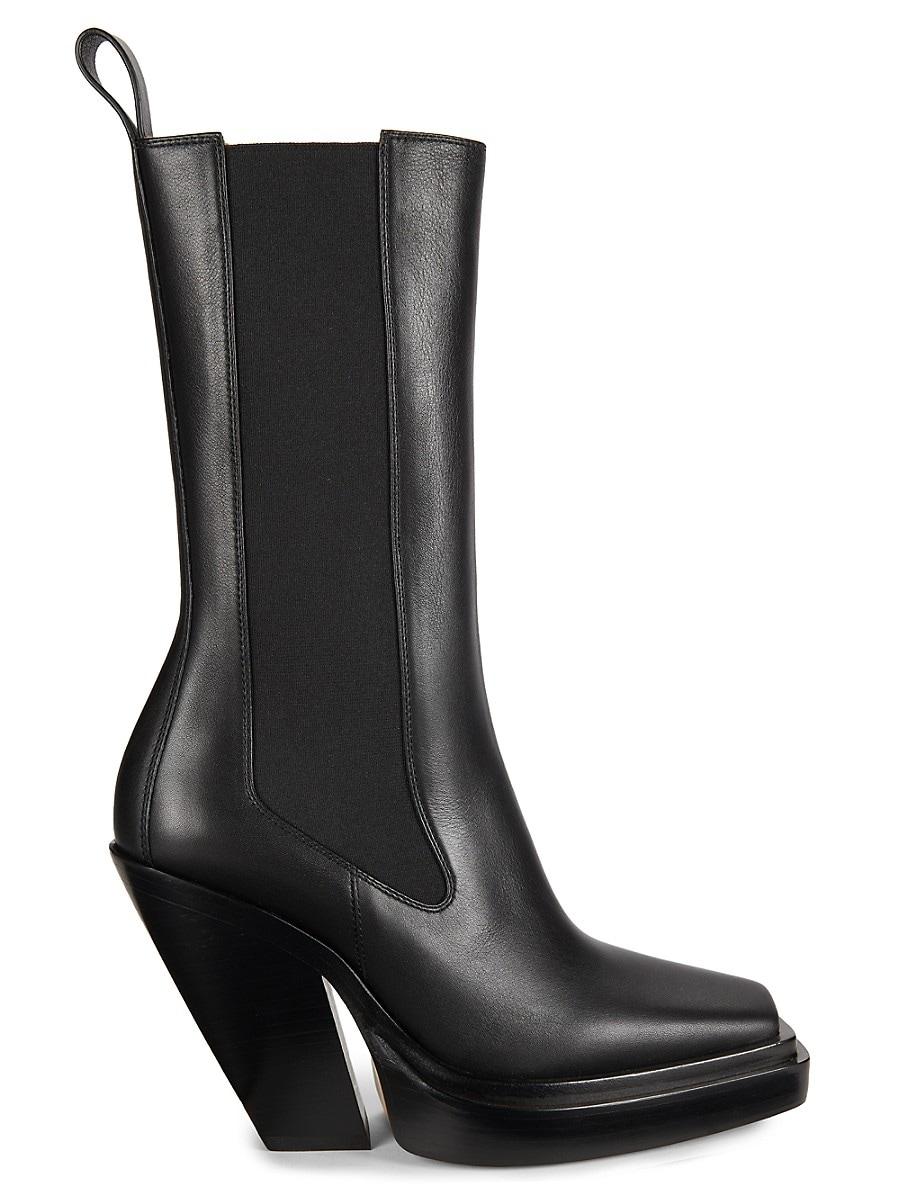 Bottega Veneta 109mm Platform Heel Boots in Black Lyst UK