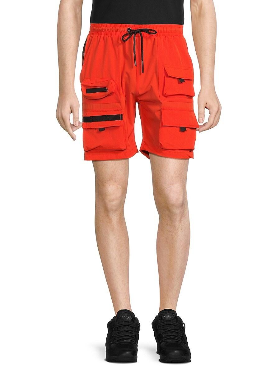 Mens red cargo shorts new arrivals