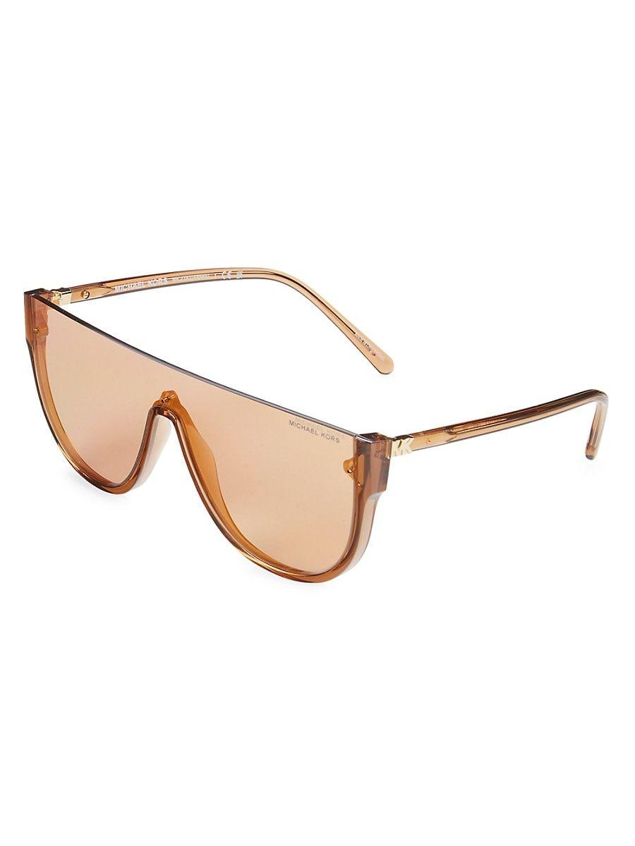 Michael Kors 56mm Biker Sunglasses in Natural | Lyst
