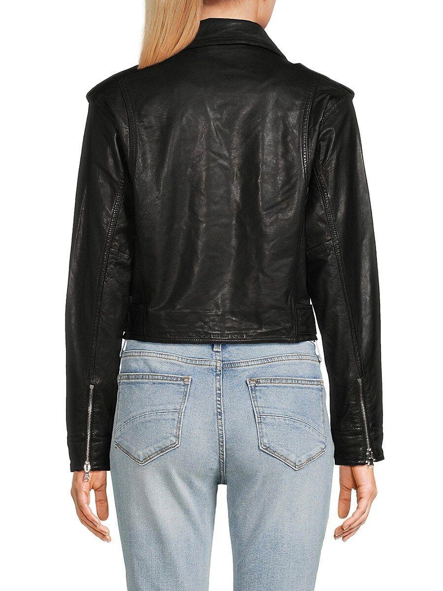 Joe's jeans leather moto jacket cheap