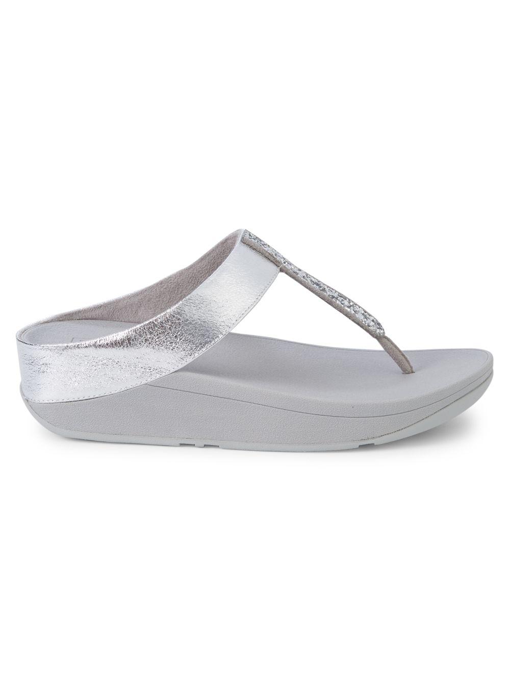 glitzy flip flops