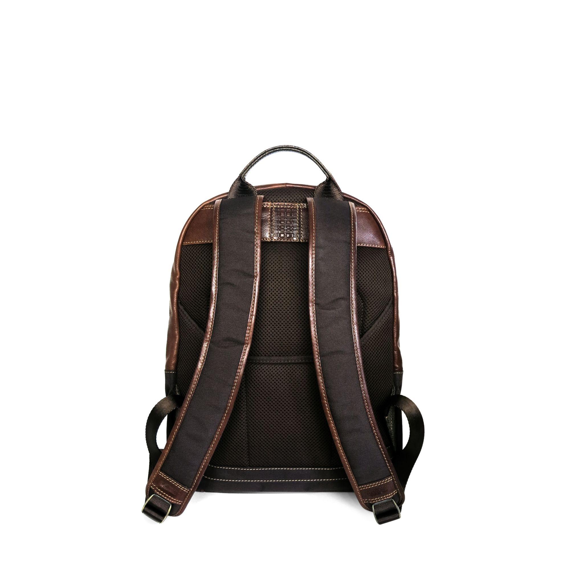 boconi leather backpack