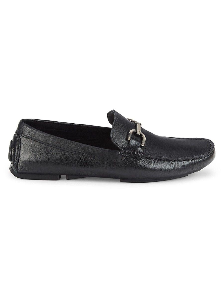 Donald J Pliner Victor Leather Driving Loafers in Black for Men  Lyst