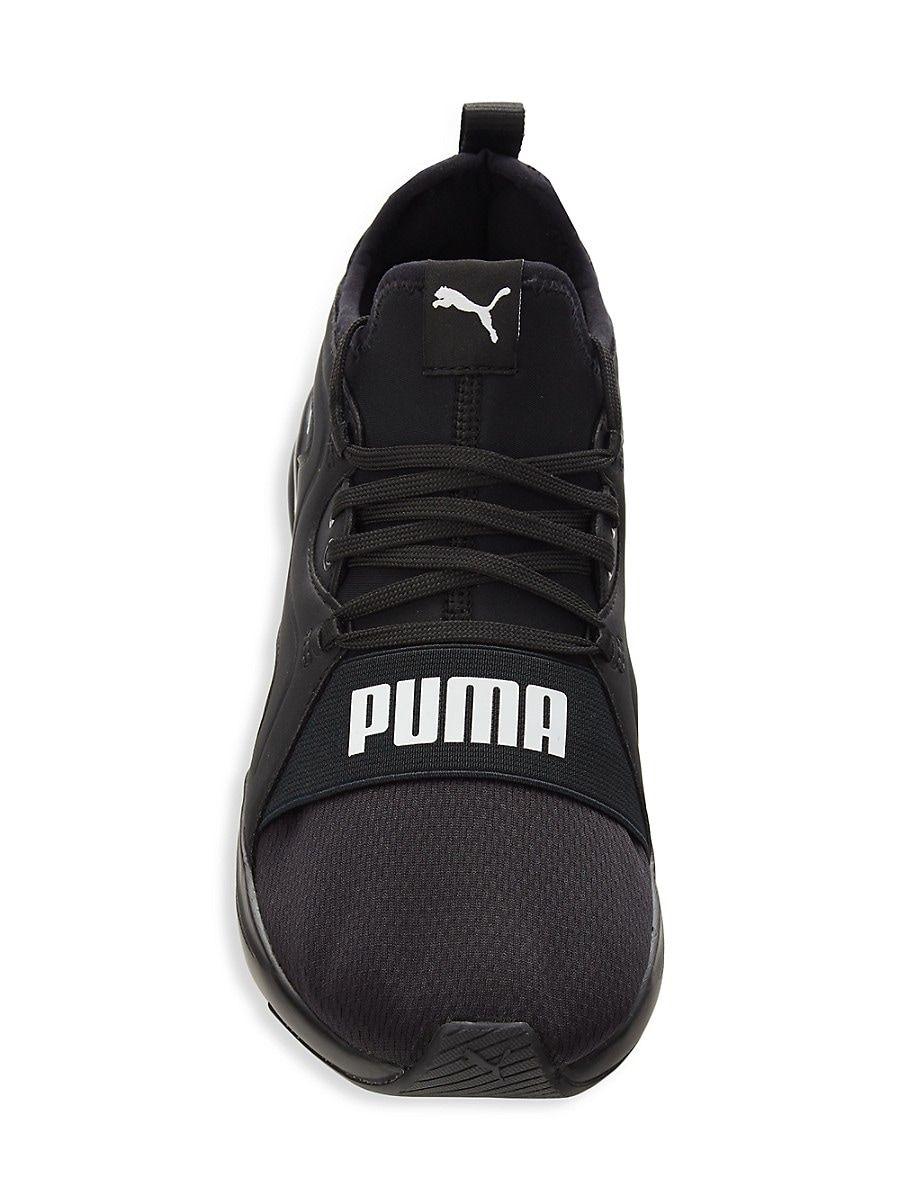 PUMA Softride Rift Breeze Logo Sneakers in Black for Men | Lyst