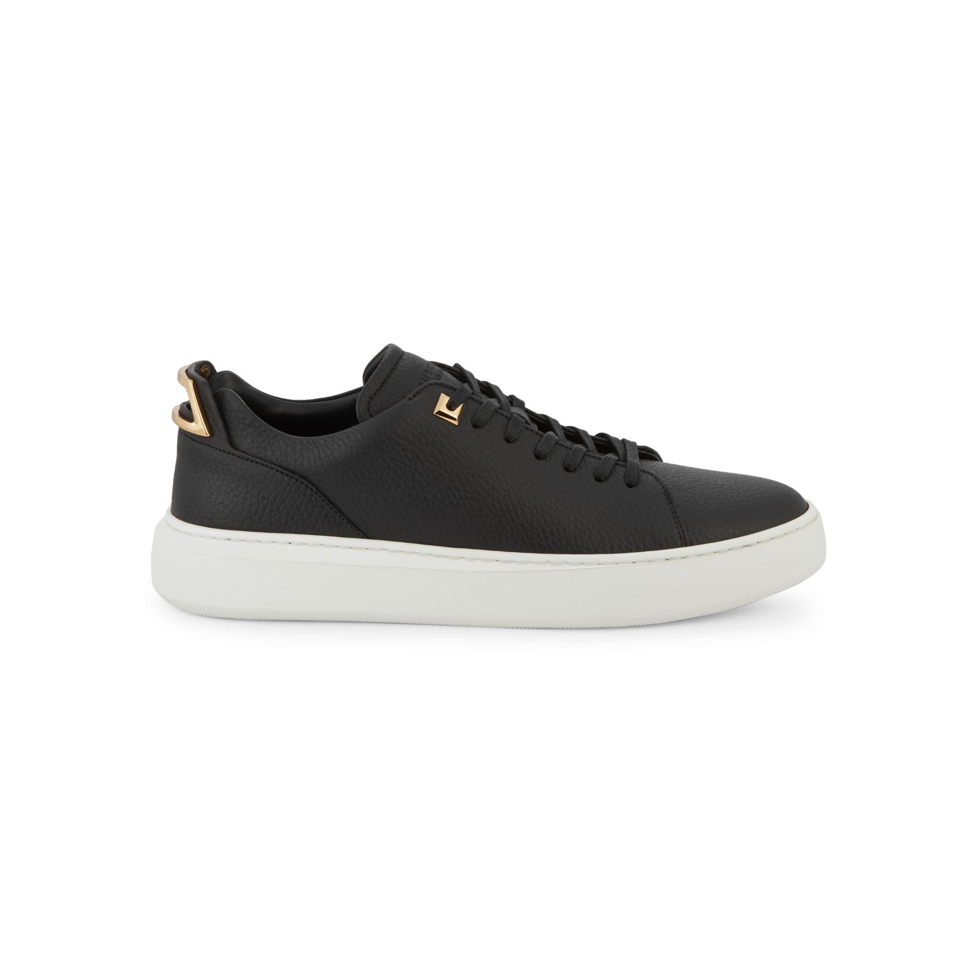 Buscemi Uno Low-top Leather Sneakers in Black for Men - Lyst
