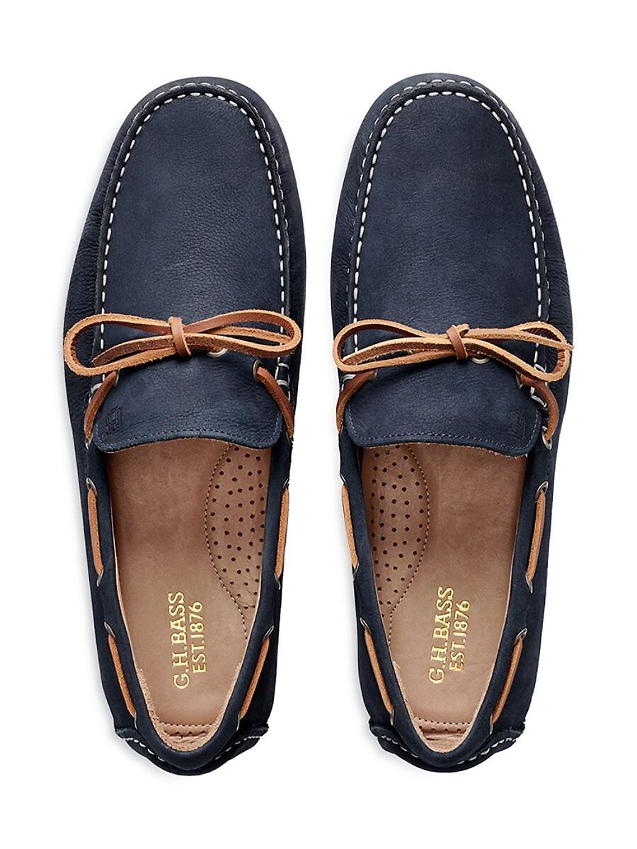 G.H. Bass & Co. Davis Camp Moc Driver in Blue for Men | Lyst