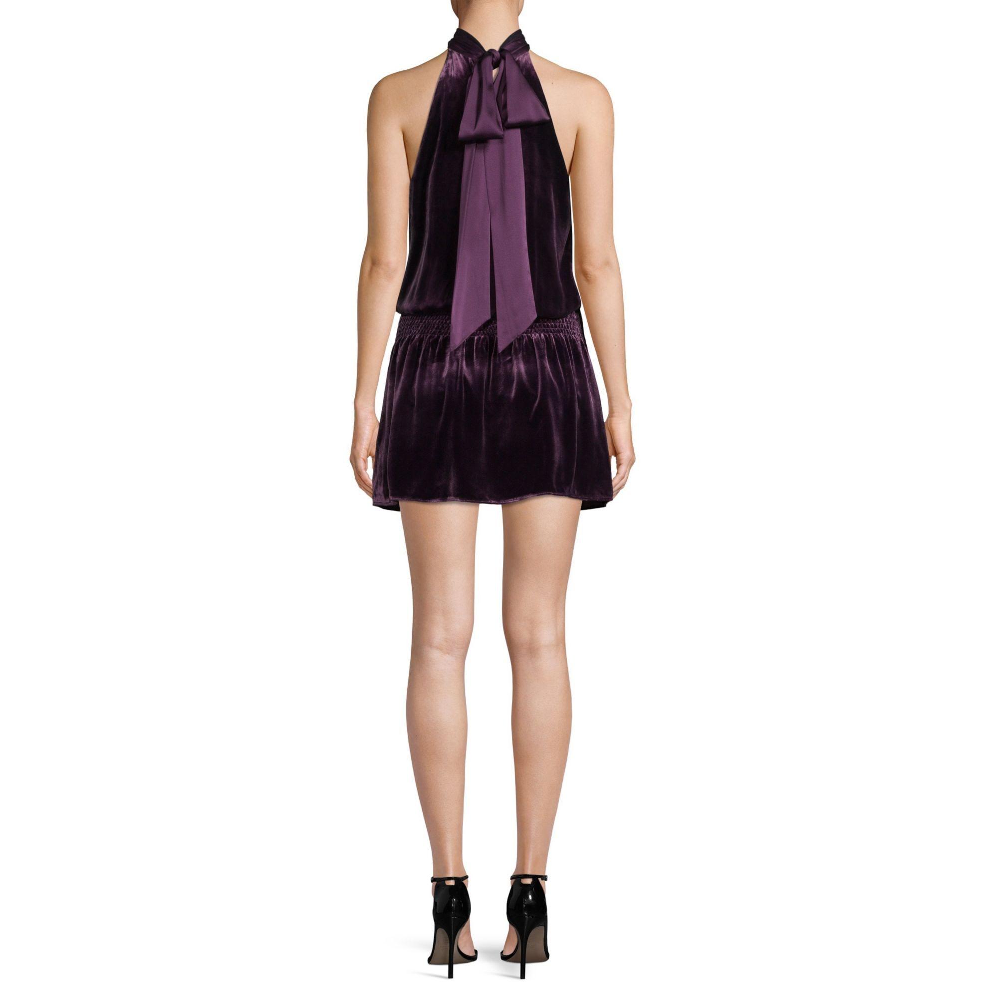 ramy brook paige velvet dress