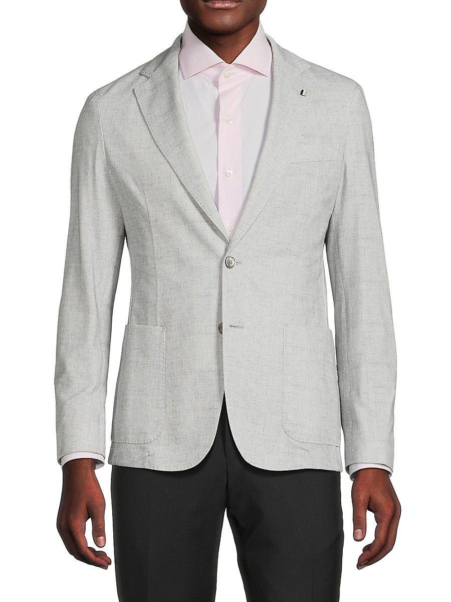 BOSS by HUGO BOSS C-hanry Slim Fit Crosshatch Sportcoat in Gray for Men |  Lyst