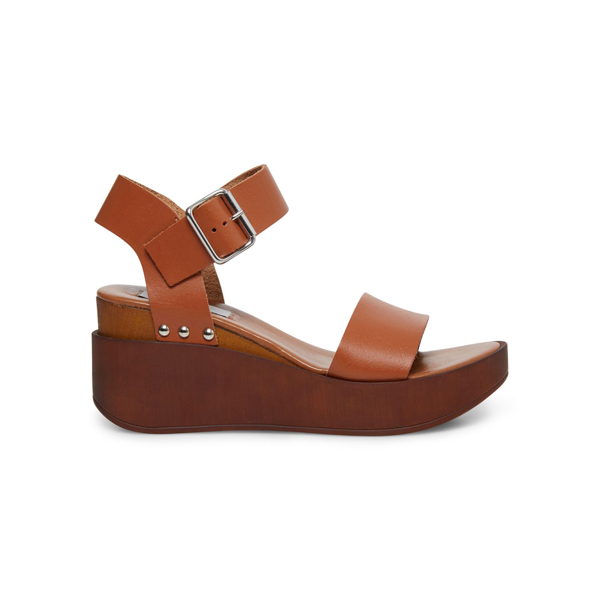 steven by steve madden presto leather wedge sandals