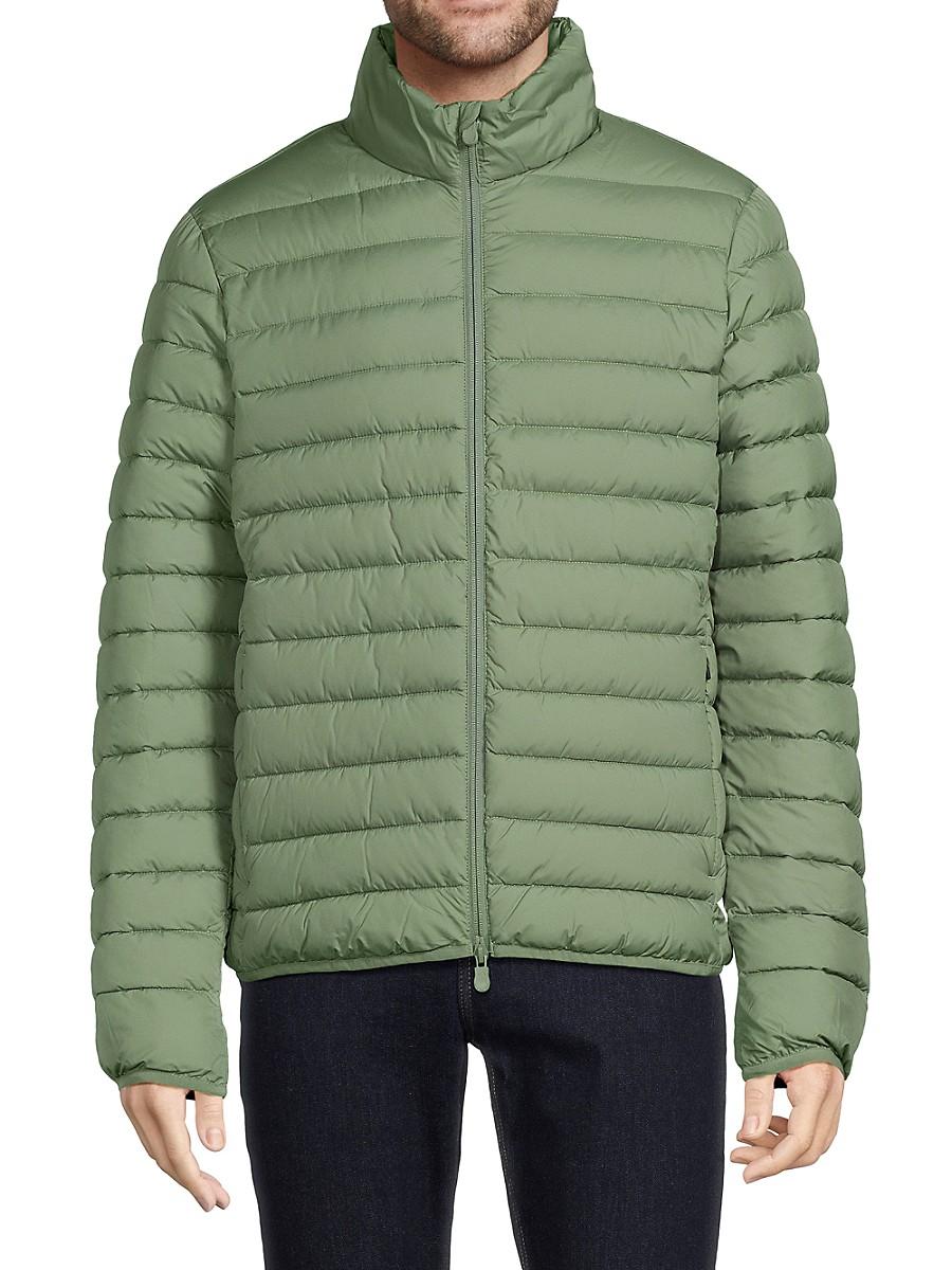 Save The Duck Lewis Puffer Jacket in Green for Men | Lyst Canada