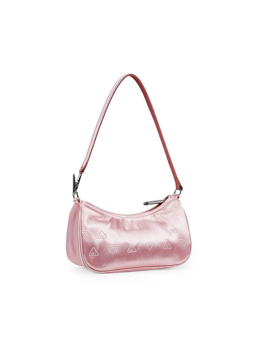 Edie Parker Logo Shoulder Bag in Pink