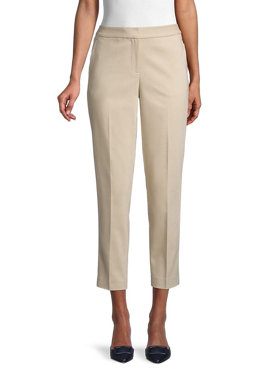 Tommy Hilfiger Sloane Ankle Pants in Natural | Lyst