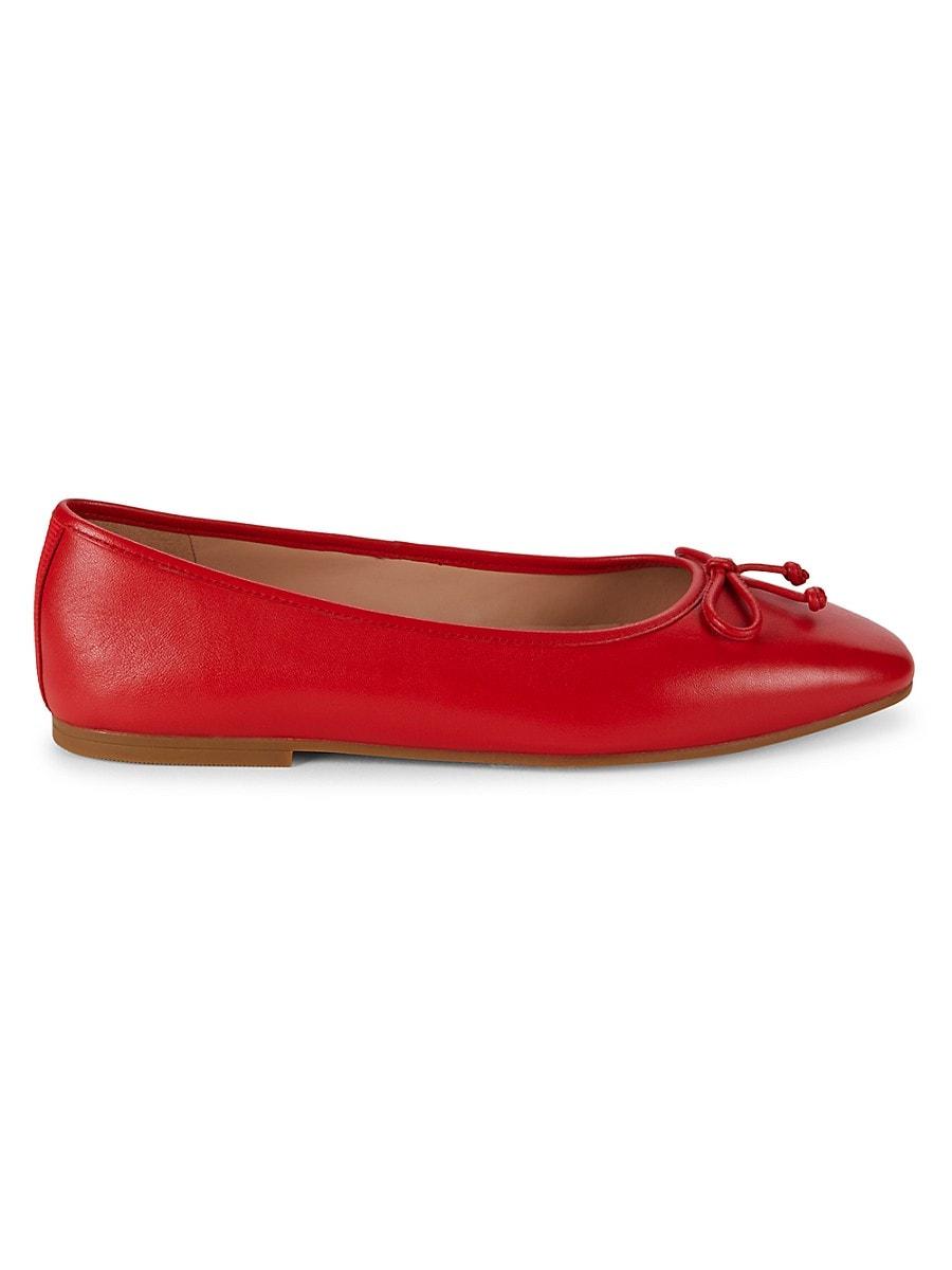 Cole Haan Yara Bow Ballet Flats in Red Lyst