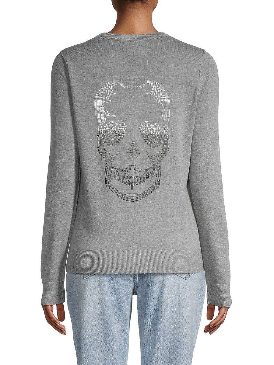 Zadig voltaire top skull sweater