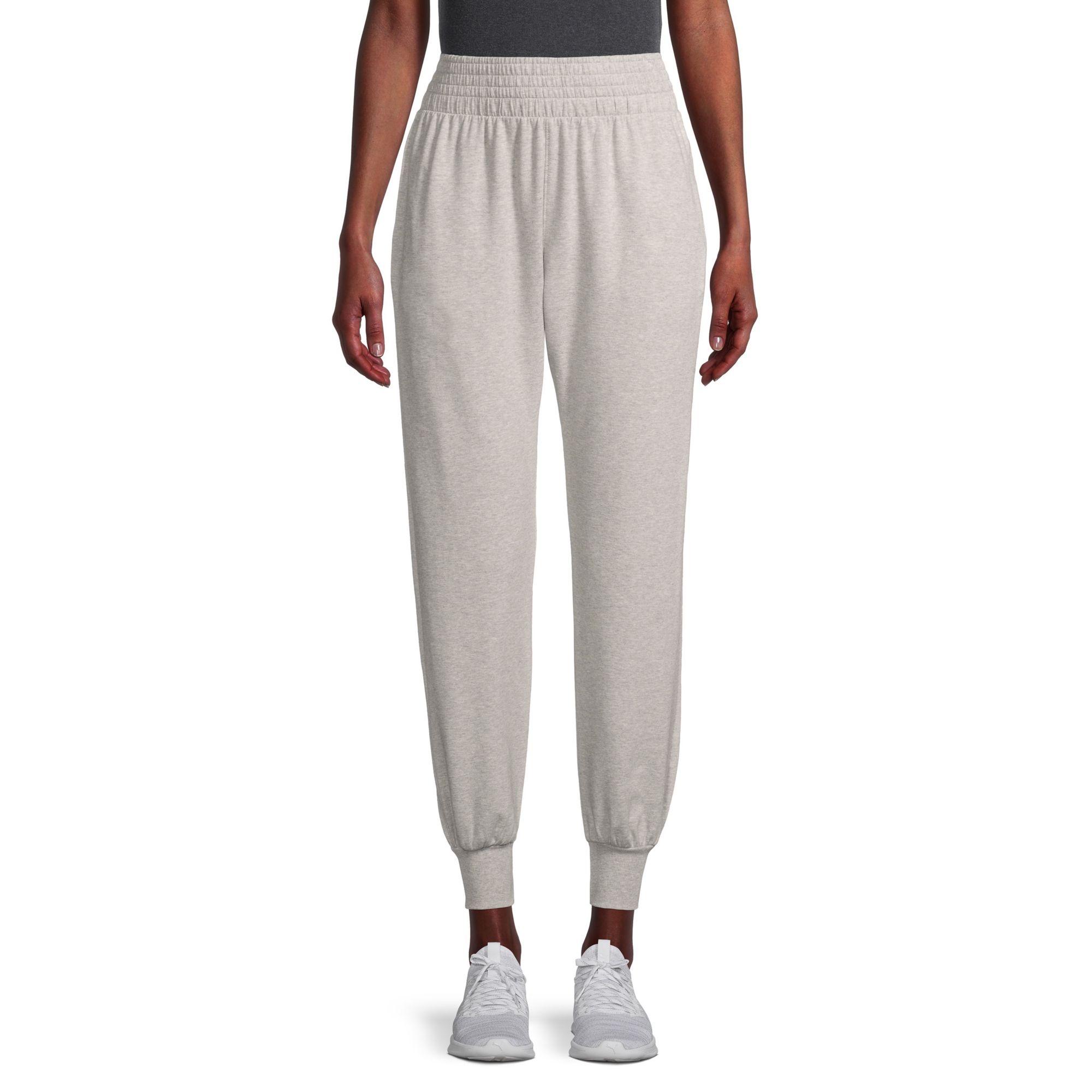 high waisted cotton joggers