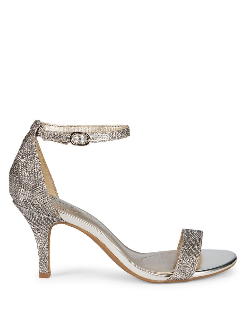 bandolino madia glitter fabric sandals