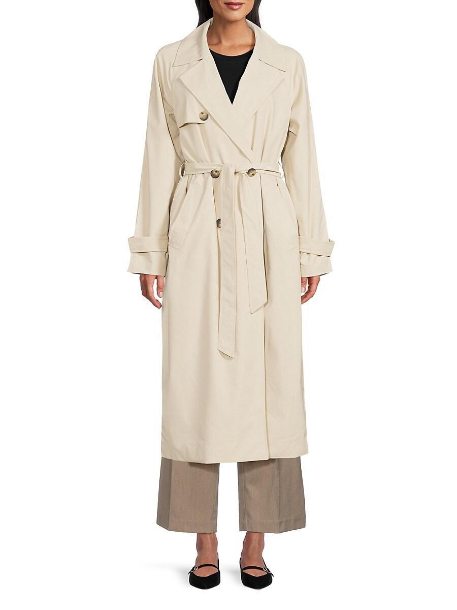 VERO MODA Damen Trenchcoat VMTESSAGOLD - Eleganter Zweireiher Mit Reverskragen