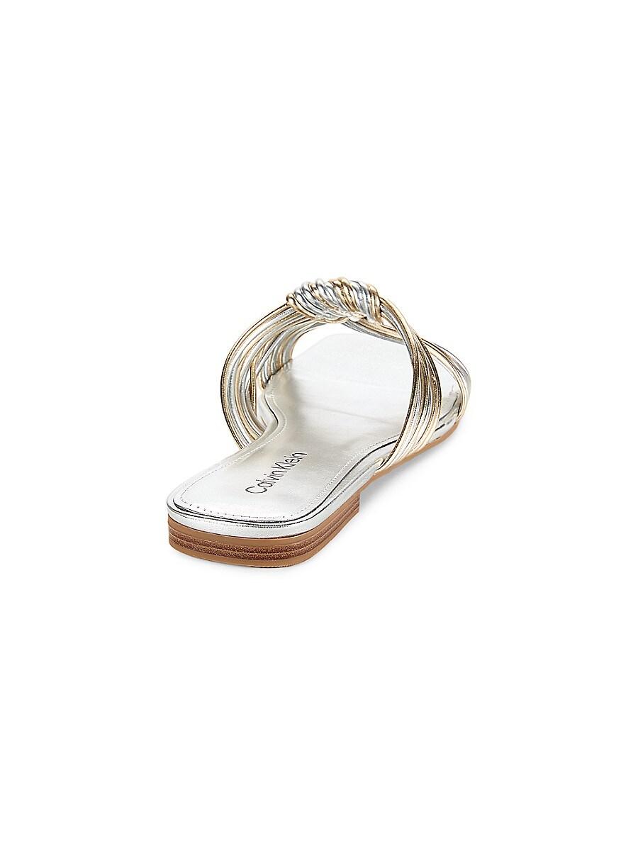  （カルバンクライン）Mavin Knot Flat サンダル Calvin Klein（カルバンクライン）Mavin Knot Flat サンダル