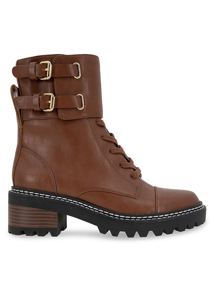 BCBGeneration Lug Sole Combat Boots in Brown | Lyst Canada