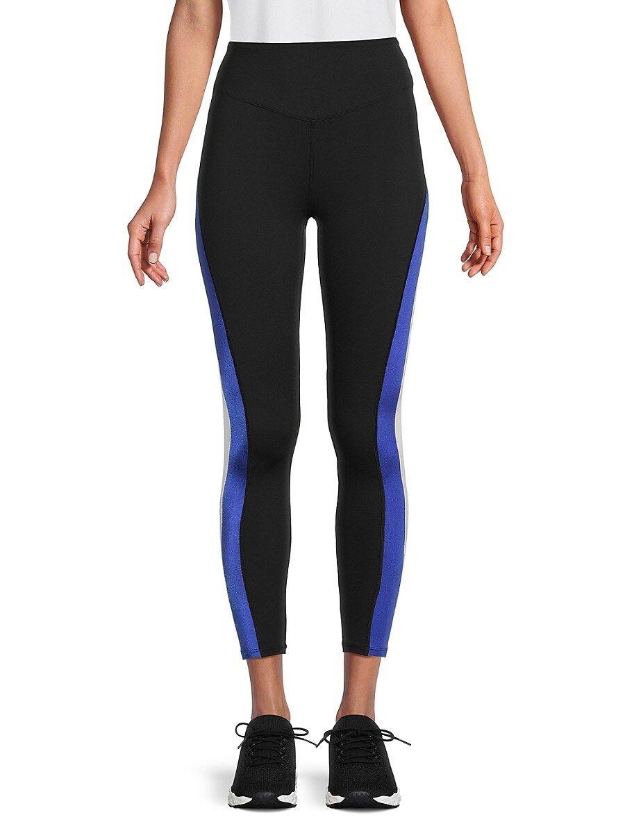 Alala Bolt Contrast Stripe Tights in Black Lyst