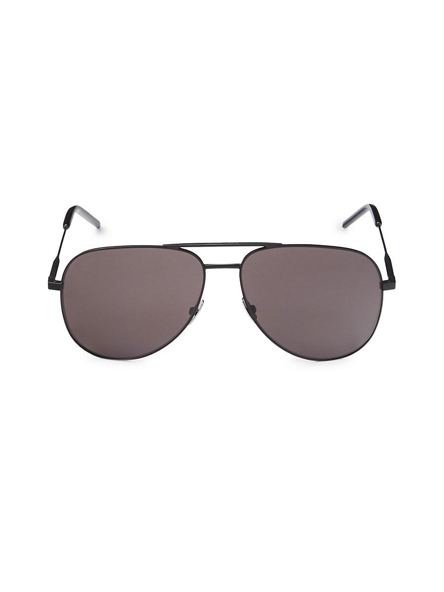 Saint laurent 59mm aviator sunglasses hotsell
