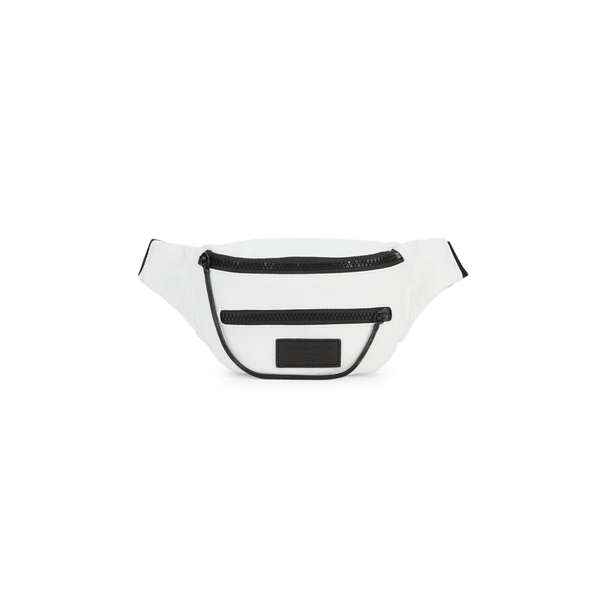 Kendall + Kylie Carina Faux Leather Fanny Pack in White - Lyst