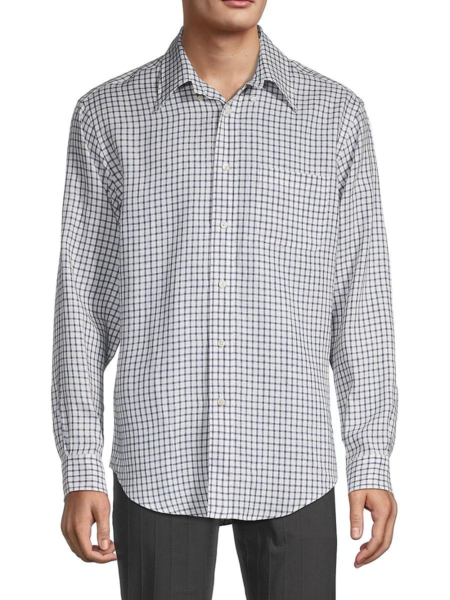 Brooks brothers gingham shirt Clearance