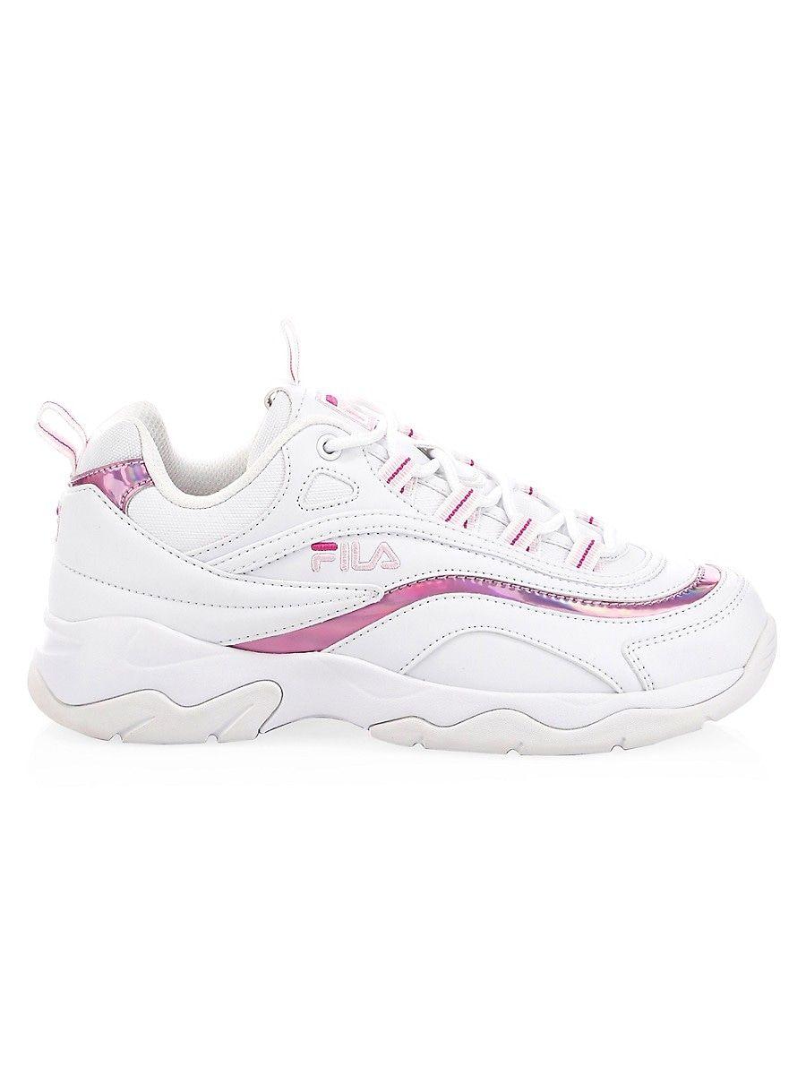 Fila Ray Sneakers in White | Lyst
