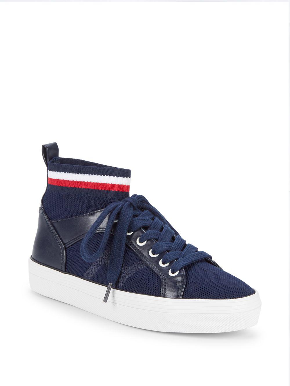 tommy hilfiger high heel sneakers