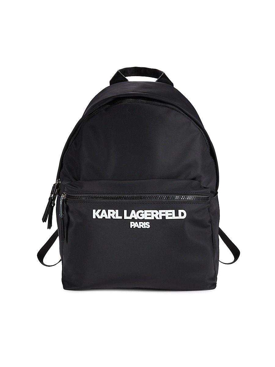 Buy Karl Lagerfeld Black K/Ikonik Laptop Bag in Leather for WOMEN in Saudi