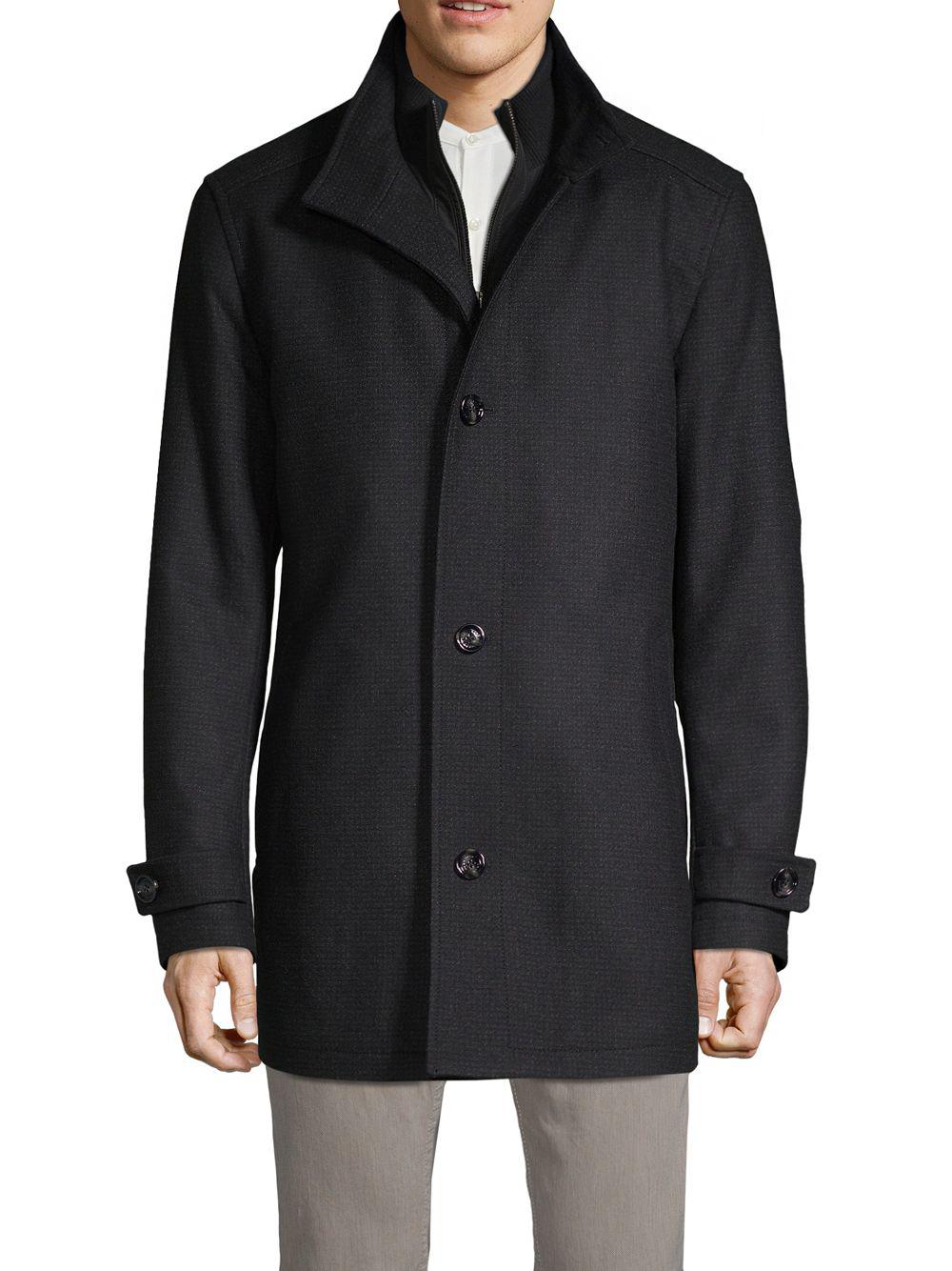 BOSS by Hugo Boss Wool Camlow 2-in-1 Jacket in Dark Grey (Gray) for Men ...