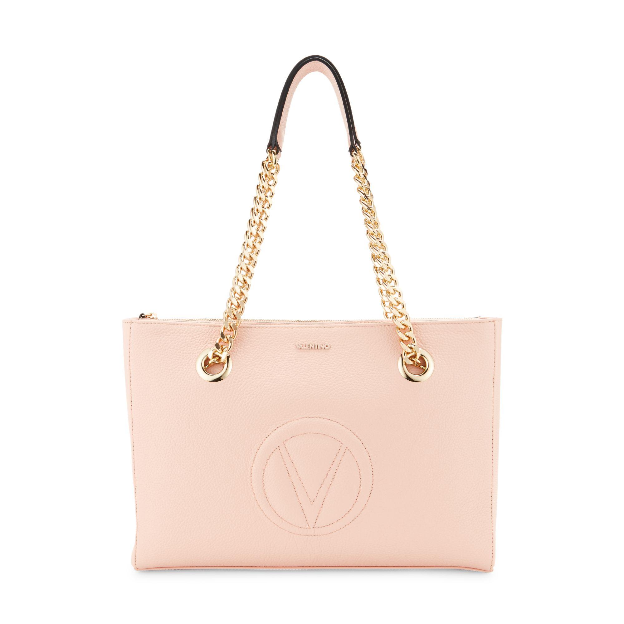 Mario Valentino Rosa Polyurethane Women Handbag