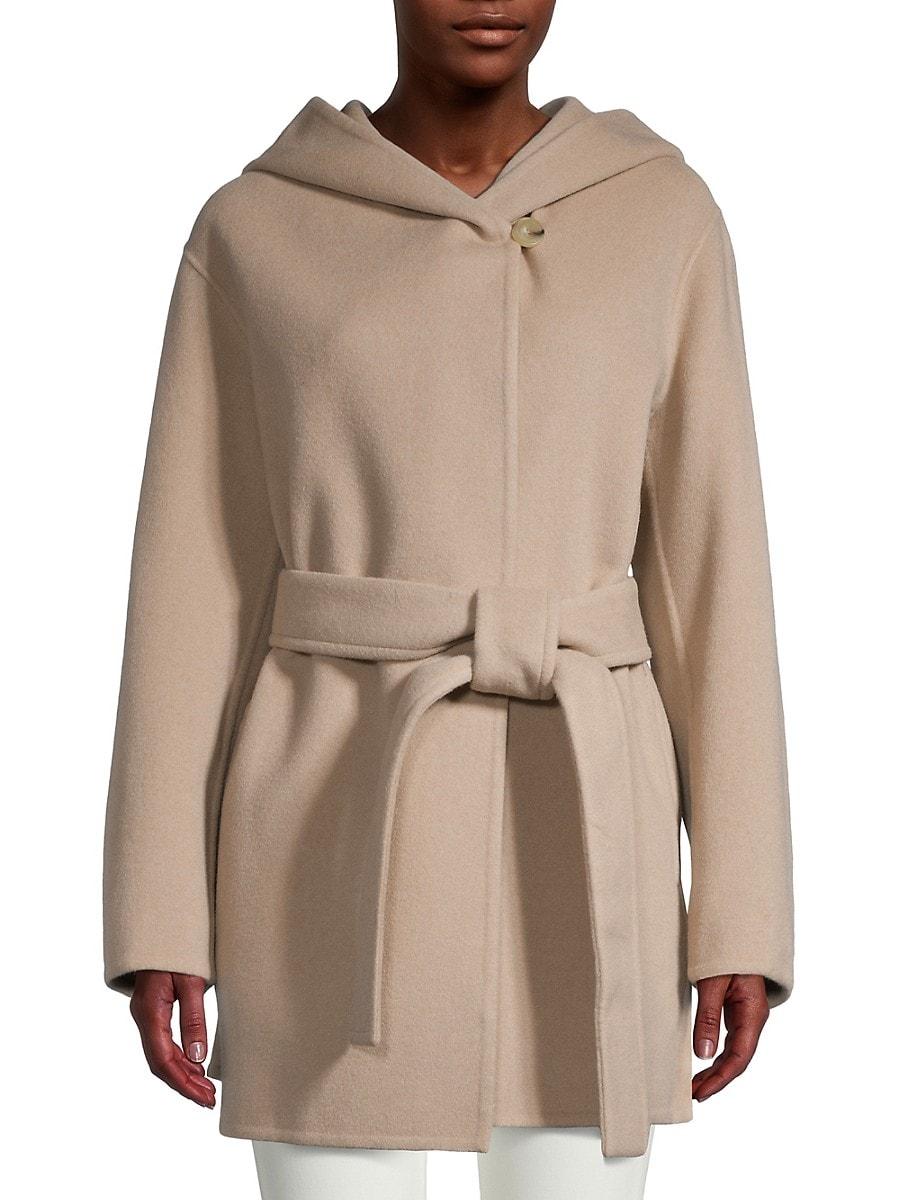 Norwegian Wool Women's Hooded Wrap Coat