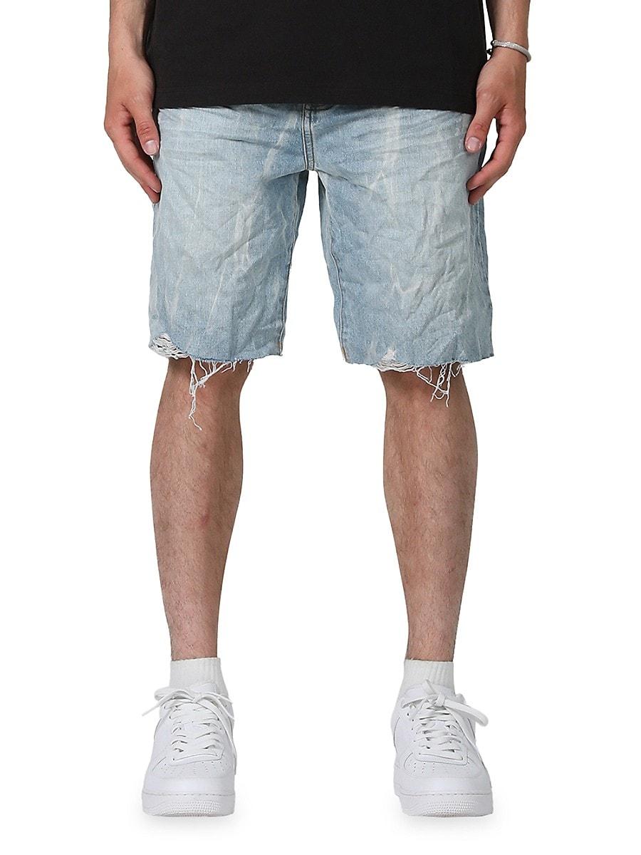 Stone wash jean shorts on sale mens